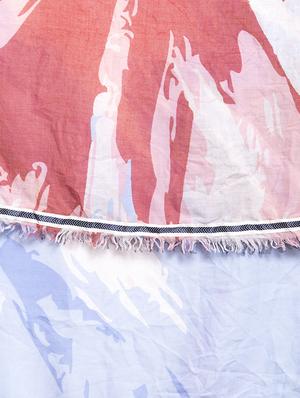 multi colored cotton scarf - 16820929 - Standard Image - 3