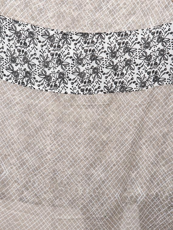 black rayon stole - 16820938 - Zoom Image - 3