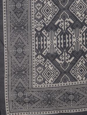 black cotton stole - 16820943 - Standard Image - 3