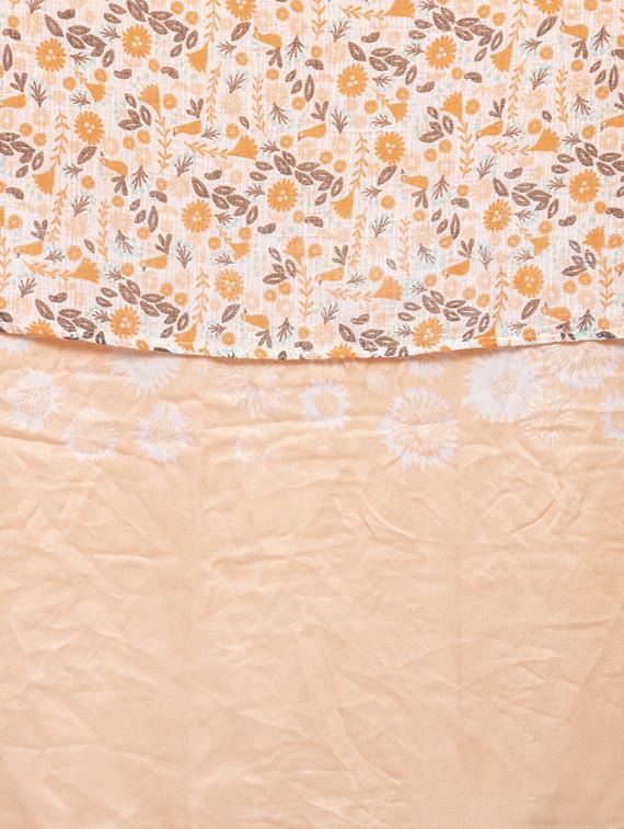 orange rayon stole - 16820946 - Zoom Image - 3