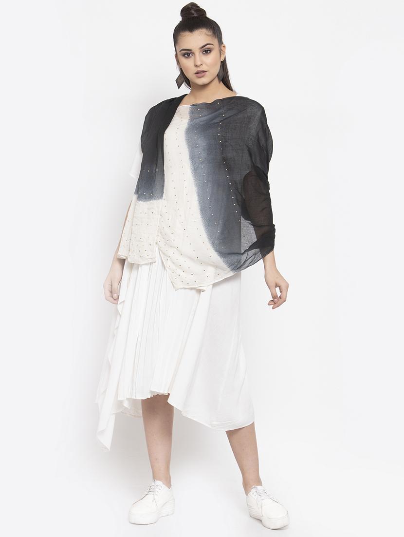black rayon stole - 16820948 - Zoom Image - 2
