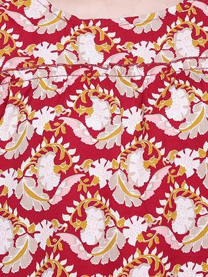 cold shoulder floral top - 16822265 - Standard Image - 5