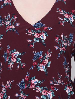 bell sleeves floral top - 16822301 - Standard Image - 5