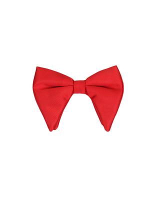 red microfiber bow tie - 16822325 - Standard Image - 2