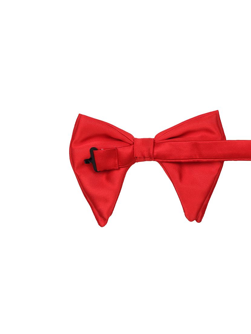 red microfiber bow tie - 16822325 - Zoom Image - 3