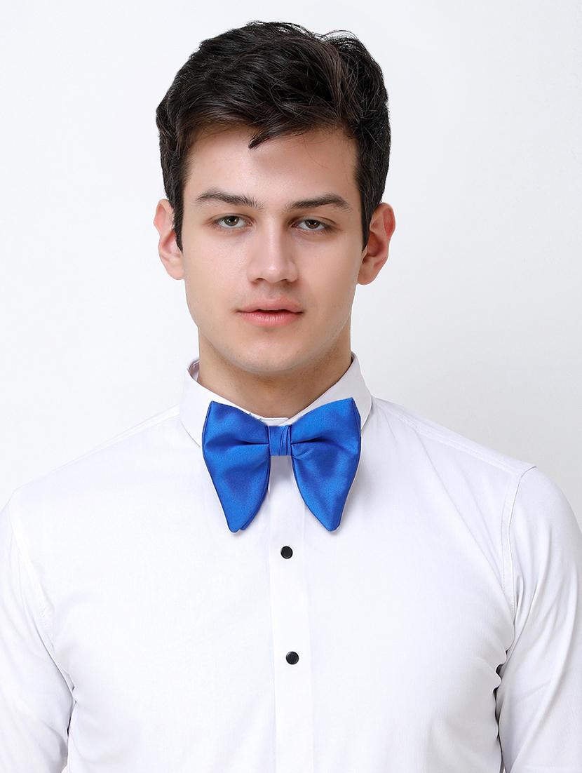 blue microfiber bow tie - 16822329 - Zoom Image - 1