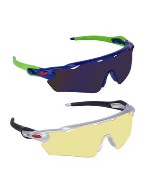zyaden combo of 2 unisex sunglasses (combo-4007) - 16822542 - Standard Image - 2