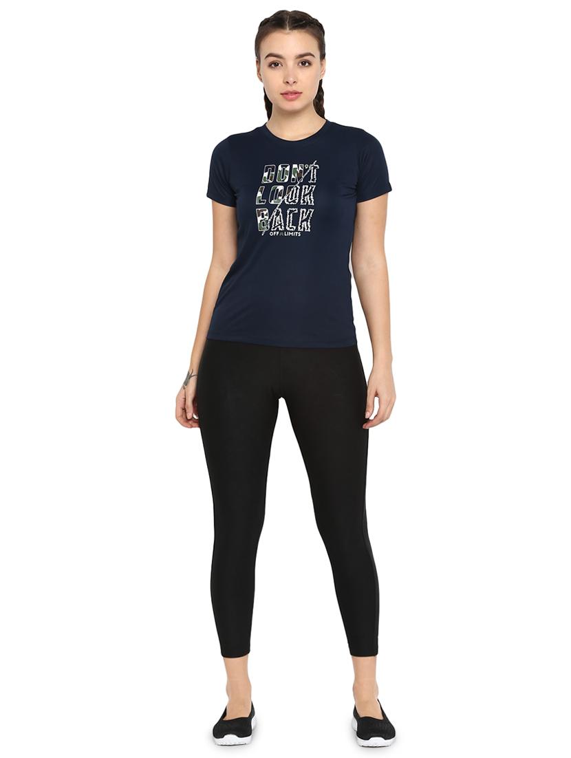 round neck slogan tee - 16822599 - Zoom Image - 4