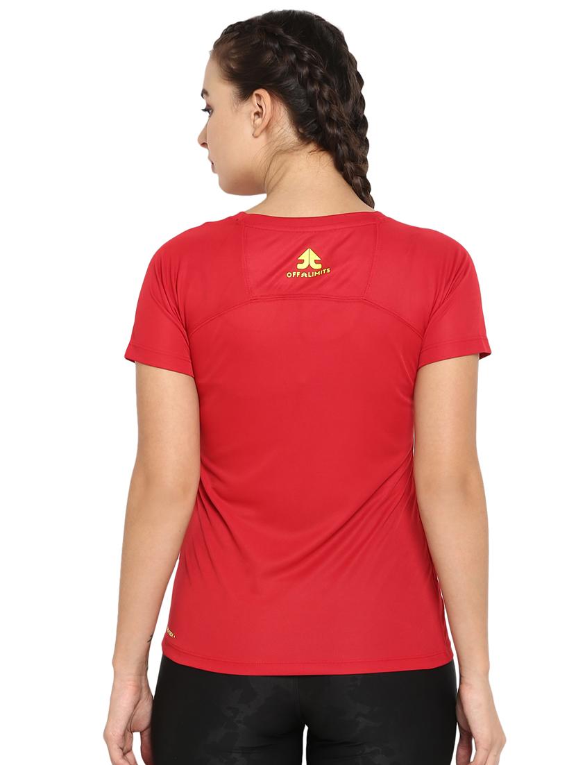 v-neck slogan tee - 16822601 - Zoom Image - 3