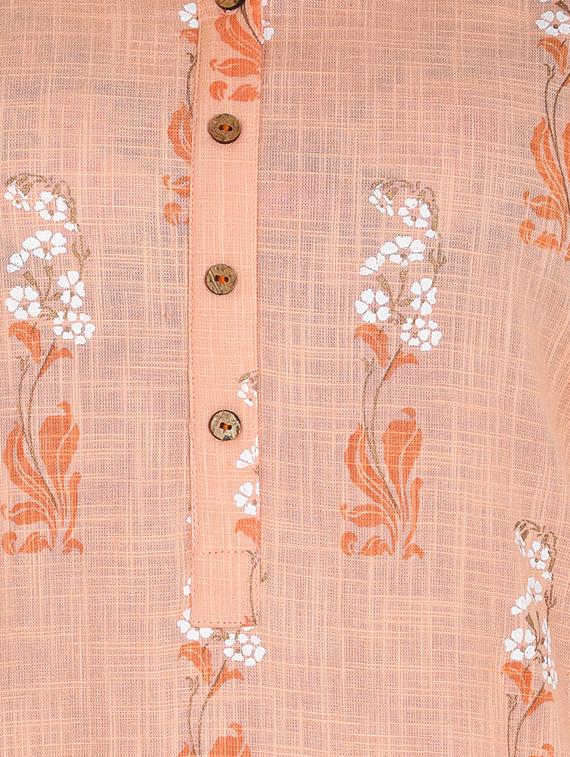 floral straight kurta - 16822743 - Zoom Image - 4