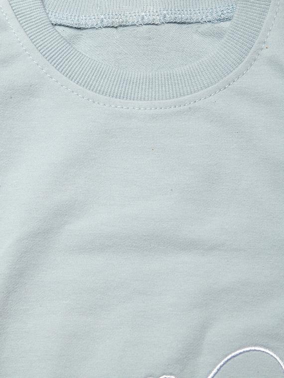 blue cotton sweatshirt - 16822833 - Zoom Image - 3