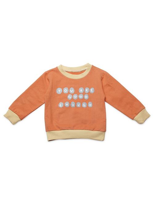orange cotton sweatshirt - 16822836 - Standard Image - 1