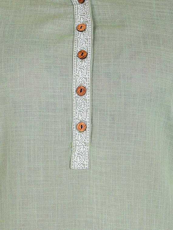 solid kurta palazzo set - 16822931 - Zoom Image - 4