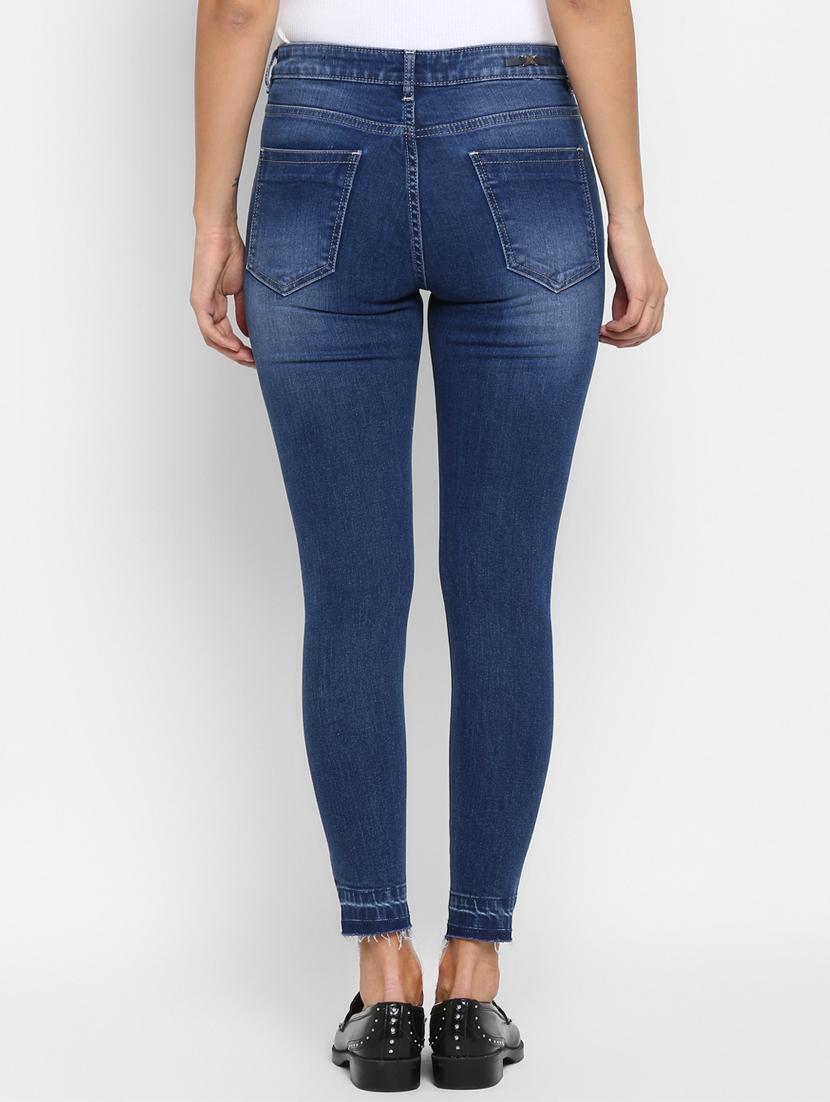 high rise distressed jeans - 16823092 - Zoom Image - 3