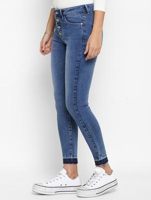 high rise stone washed jeans - 16823093 - Standard Image - 2