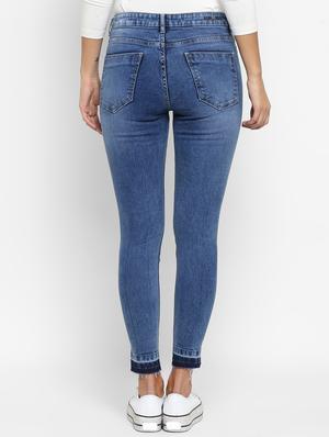 high rise stone washed jeans - 16823093 - Standard Image - 3