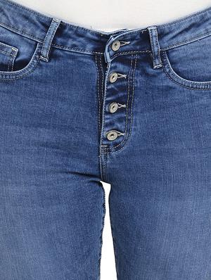 high rise stone washed jeans - 16823093 - Standard Image - 5