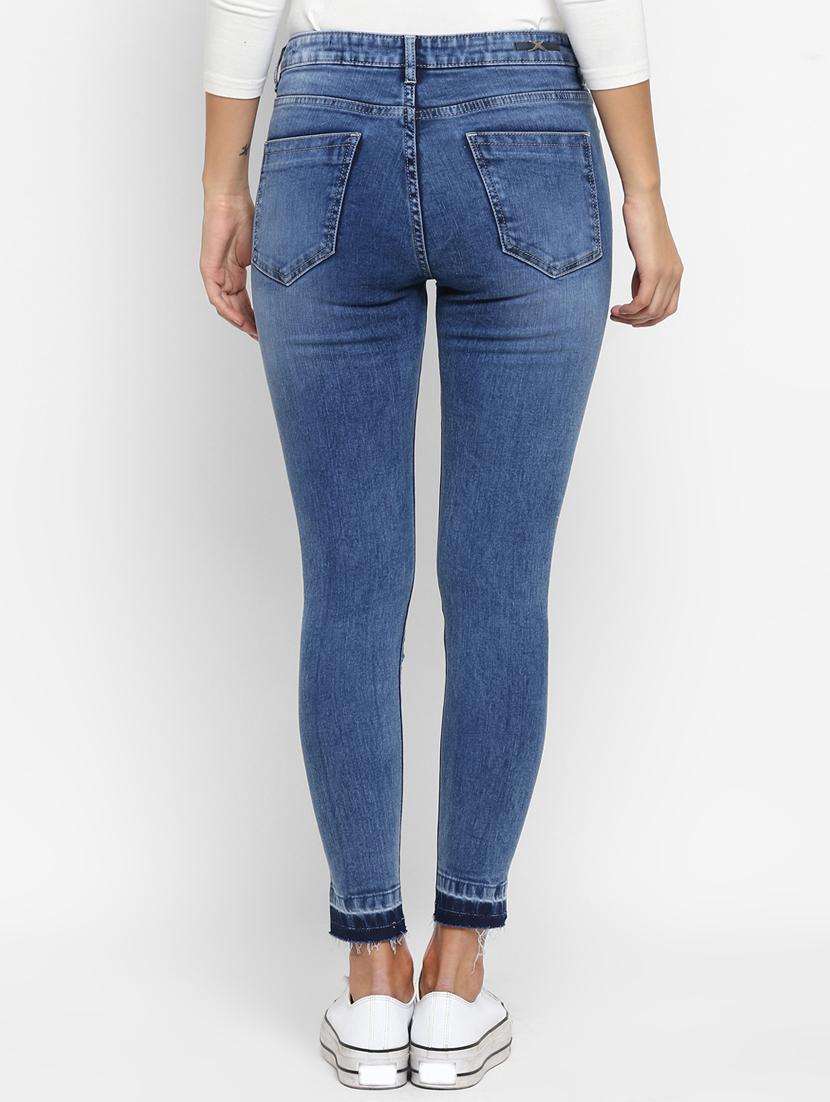 high rise stone washed jeans - 16823093 - Zoom Image - 3