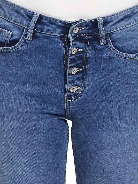 high rise stone washed jeans - 16823093 - Zoom Image - 5