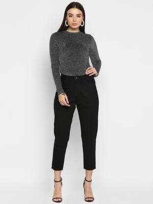 high rise cropped jeans - 16823096 - Standard Image - 4