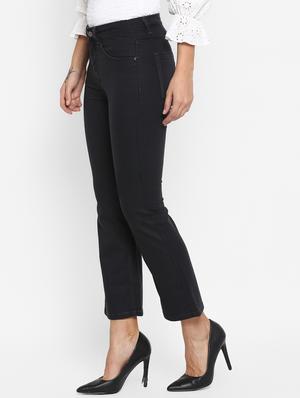 high rise solid jeans - 16823099 - Standard Image - 2
