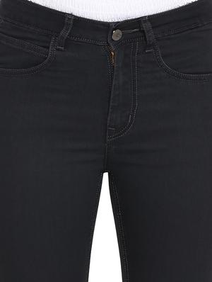 high rise solid jeans - 16823099 - Standard Image - 5