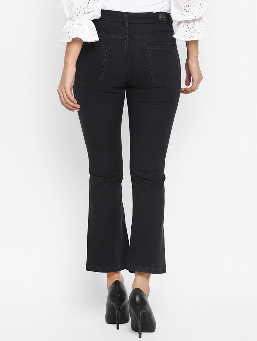 high rise solid jeans - 16823099 - Zoom Image - 3