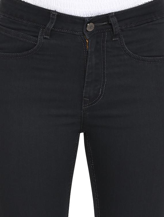 high rise solid jeans - 16823099 - Zoom Image - 5