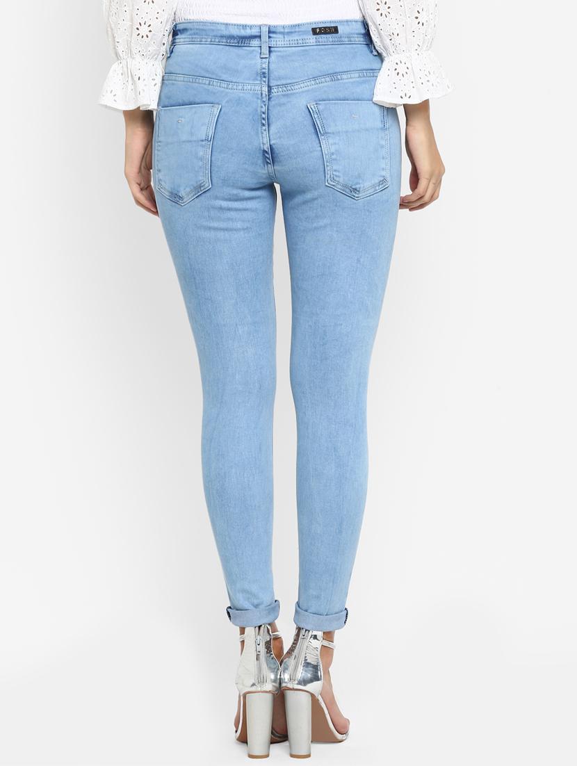 high rise stone washed jeans - 16823100 - Zoom Image - 3