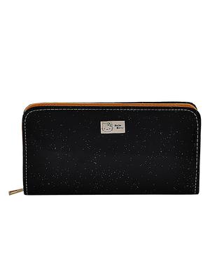 black leatherette combo handbag - 16823108 - Standard Image - 6