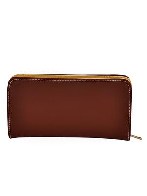 brown leatherette combo handbag - 16823122 - Standard Image - 6
