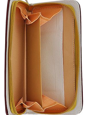 brown leatherette combo handbag - 16823122 - Standard Image - 7