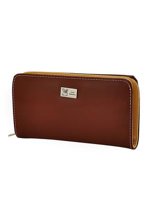 brown leatherette combo handbag - 16823122 - Standard Image - 8