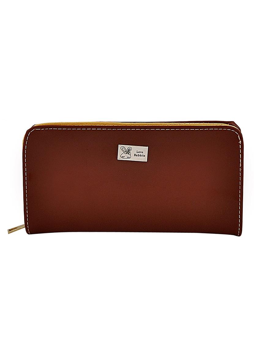 brown leatherette combo handbag - 16823122 - Zoom Image - 5