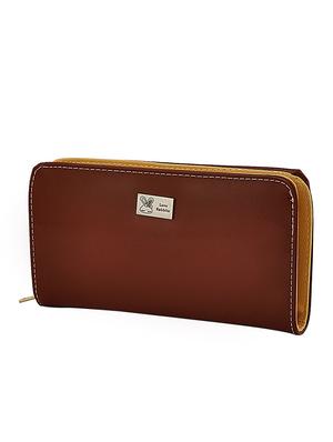 brown leatherette combo handbag - 16823128 - Standard Image - 8