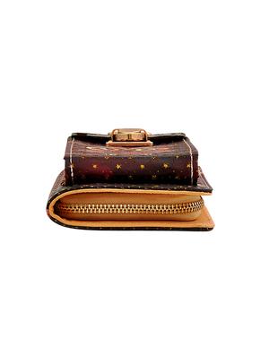 beige leatherette combo handbag - 16823132 - Standard Image - 9