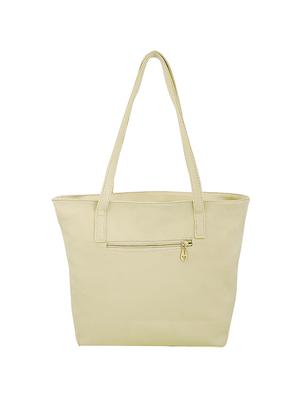 beige leatherette combo handbag - 16823133 - Standard Image - 2