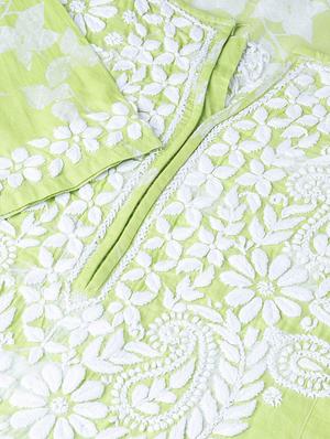 embroidered straight kurta - 16823212 - Standard Image - 4