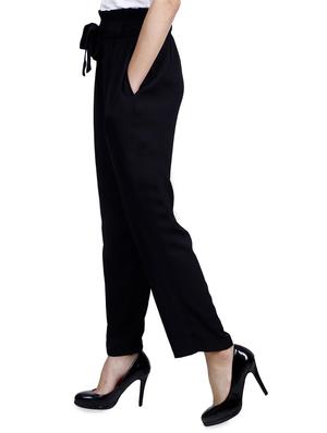 tie front pleated trousers - 16823260 - Standard Image - 2