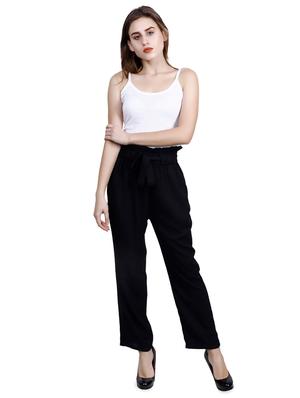 tie front pleated trousers - 16823260 - Standard Image - 4