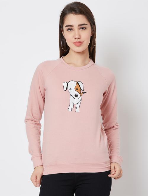 quirky patch woolen sweatshirt - 16823364 - Standard Image - 1