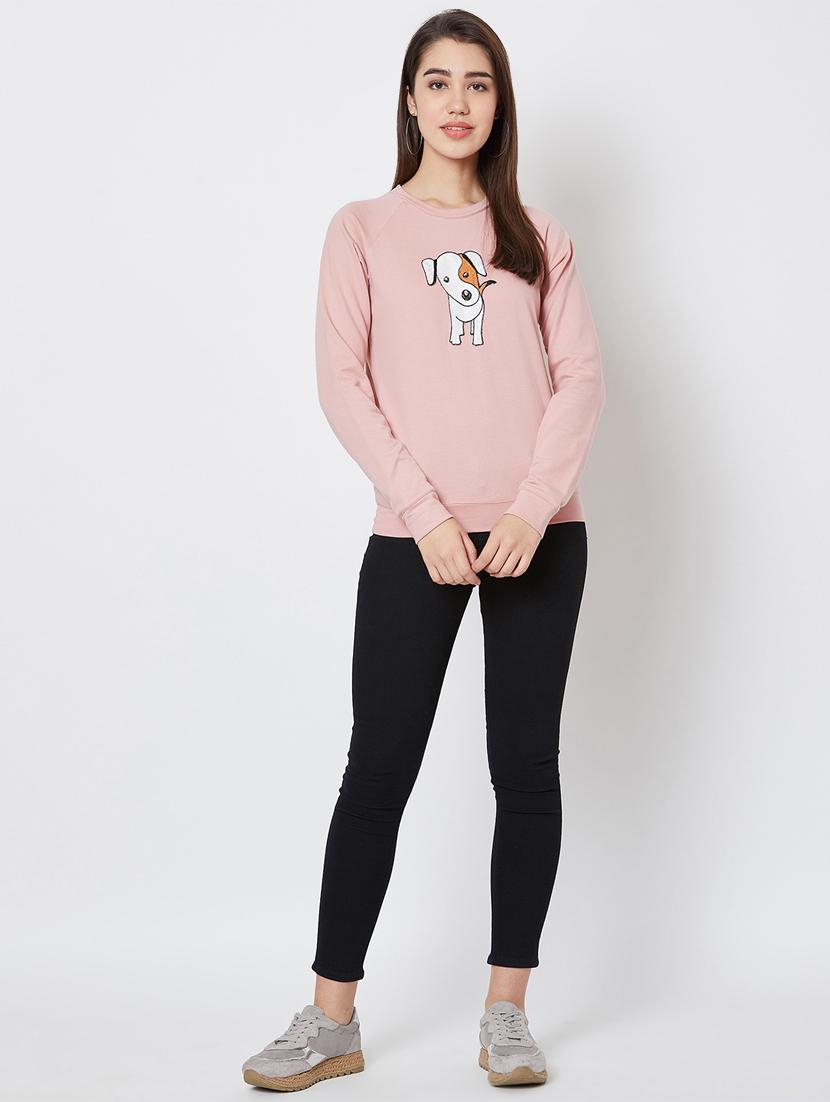 quirky patch woolen sweatshirt - 16823364 - Zoom Image - 4