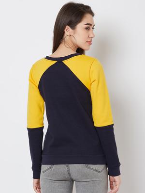 color block fleece sweatshirt - 16823366 - Standard Image - 3