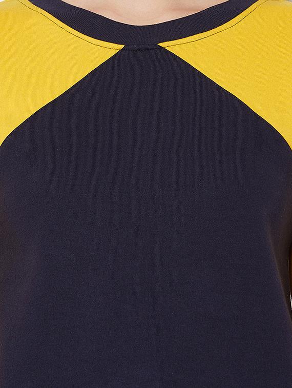 color block fleece sweatshirt - 16823366 - Zoom Image - 5