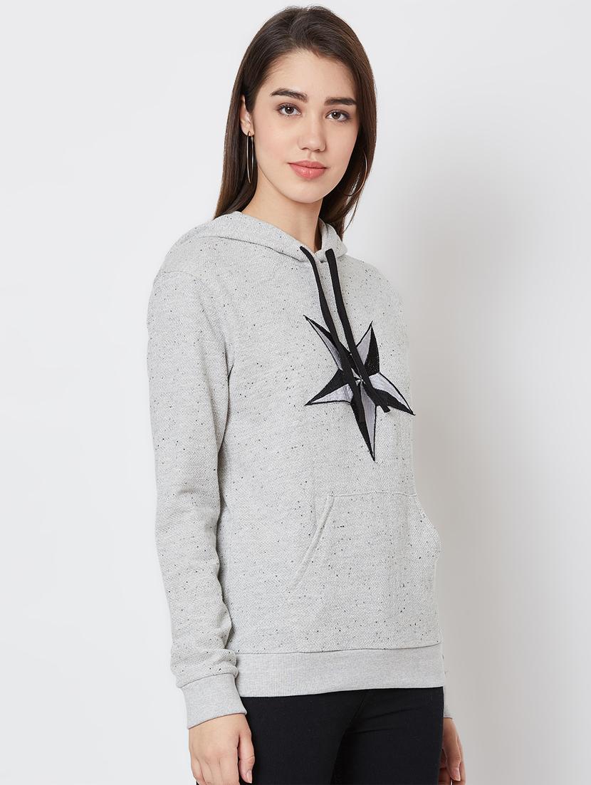 quirky patch hooded sweatshirt - 16823369 - Zoom Image - 2