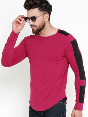 pink taped t-shirt - 16823649 - Standard Image - 2
