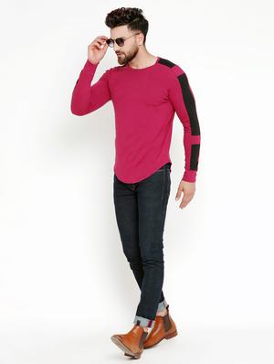 pink taped t-shirt - 16823649 - Standard Image - 4