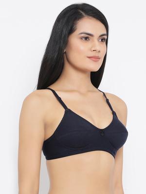 bow patch solid bra - 16823666 - Standard Image - 2