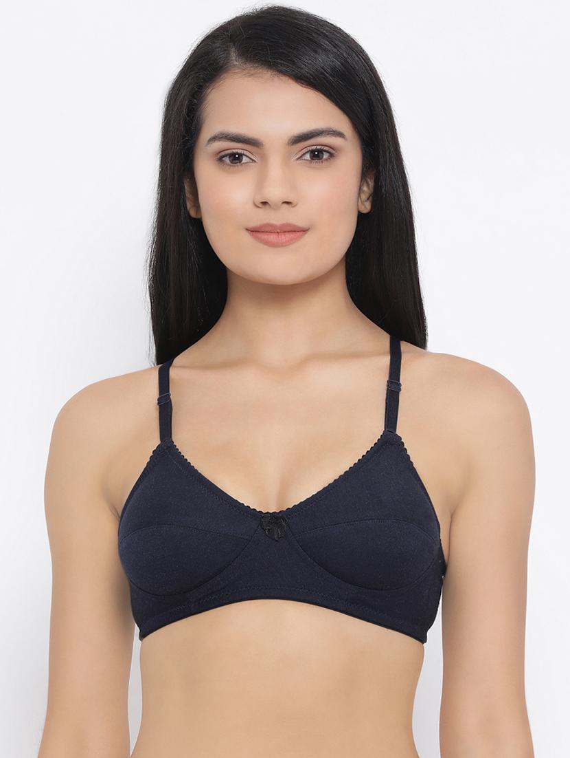 bow patch solid bra - 16823666 - Zoom Image - 1