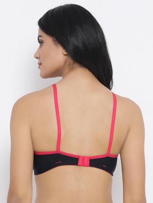 contrast detail bow patch bra - 16823670 - Standard Image - 3